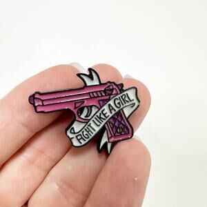 2/$24 NEW Pretty Pistol Popping Pin 164